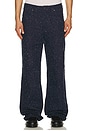 view 1 of 6 Nep Yarn Wide Leg Pant in Blue