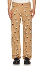 view 1 of 6 Flowers Beaded Pant in Taupe