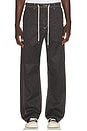 view 1 of 6 Twill Embroidered Pant in Black