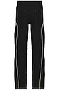 view 4 of 6 A-spring Canvas Piping Pant in Black