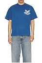 view 3 of 3 Vintage Oil Tee in Blue