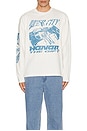 view 3 of 5 Driving Long Sleeve Tee in White
