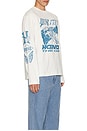 view 4 of 5 Driving Long Sleeve Tee in White