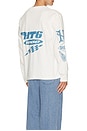 view 5 of 5 Driving Long Sleeve Tee in White