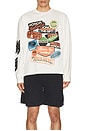 view 3 of 4 Fuel Long Sleeve Tee in White