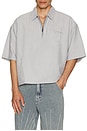 view 4 of 5 Quarter Zip Polo in Grey