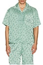 view 4 of 5 Polka Dot Camp Shirt in Green