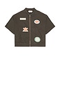 view 1 of 5 Twill Full Zip Shirt in Black