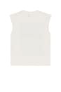 view 2 of 4 Block Party Cut Off Tee in Bone