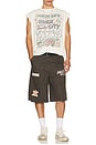 view 4 of 4 Block Party Cut Off Tee in Bone