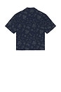 view 2 of 5 Indigo Floral Camp Shirt in Blue