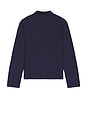 view 2 of 5 Long Sleeve Knit Polo in Navy