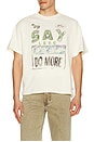 view 1 of 4 Say Less Do More Tee in White