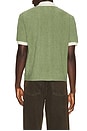 view 2 of 5 Pique Colorblock Polo in Sage