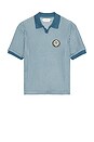 view 5 of 5 Striped Knit Polo in Indigo