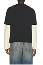 view 4 of 5 Honor Double Sleeve Tee in Black