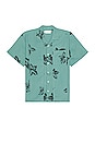 view 1 of 3 Tobacco Button Up Shirt in Teal