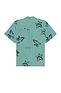 view 2 of 3 Tobacco Button Up Shirt in Teal