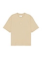 view 1 of 4 H Stamp Box Tee in Tan