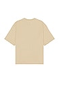 view 2 of 4 H Stamp Box Tee in Tan