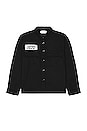 view 1 of 4 Long Sleeve Work Shirt in Black