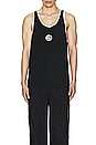 view 4 of 4 A-spring Binded Rib Tank in Black