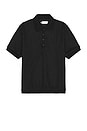 view 1 of 4 Knit Polo in Black