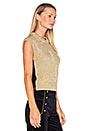view 3 of 5 Knit Anchor Sleeveless Sweater in Pale Gold