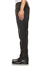 view 4 of 5 Mid Rise Slim Jeans in Flocked Olive