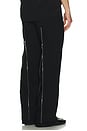 view 3 of 7 Zip Carpenter Pant in Rinsed Black