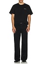 view 4 of 7 Zip Carpenter Pant in Rinsed Black