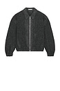 view 3 of 5 Shell Bomber Jacket in Grey Melange & Black