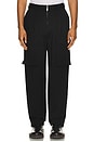 view 5 of 6 Ponte Pocket Zoot Pant in Black