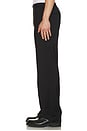 view 5 of 6 Relaxed Trouser in Black in Black