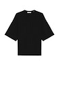 view 1 of 4 Pleated Tee in Black
