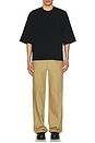 view 4 of 4 Pleated Tee in Black