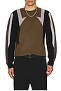 view 3 of 3 Sport Crew in Black, Ivory, & Cognac