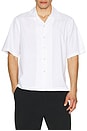 view 4 of 5 Boxy Short Sleeve Shirt in White