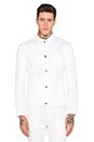 view 2 of 4 Distressed Denim Jacket in Optic White