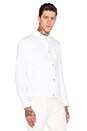 view 3 of 4 Distressed Denim Jacket in Optic White