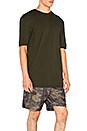view 2 of 4 Double Layer Tee in Dark Olive