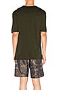 view 3 of 4 Double Layer Tee in Dark Olive