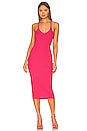 view 1 of 3 Rib Midi Dress in Rose
