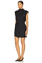 view 3 of 4 Cowl Neck Blazer Dress in Black