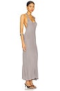 view 2 of 3 Rib Twist Dress in Grey Lavender