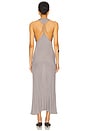 view 3 of 3 Rib Twist Dress in Grey Lavender