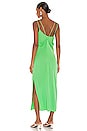 view 3 of 3 Knot Dress in Radiated Green