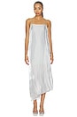 view 1 of 3 VESTIDO LENCERO FLUID SLIP DRESS in Cloud