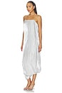 view 2 of 3 VESTIDO LENCERO FLUID SLIP DRESS in Cloud