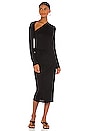 view 1 of 3 VESTIDO MIDI JERSEY in Black
